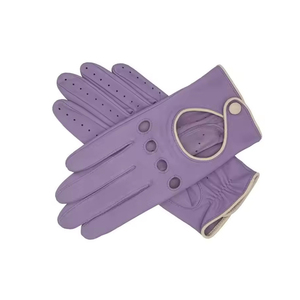Gants en cuir professionnels avec logo personnalisé et design Gants de conduite de couleur unique - Product Image 3