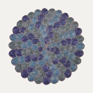 Nouvel arrivage de plaque de présentation en perles de verre faites à la main dessus de table design corail napperon élégant tapis et tampons en perles de verre - Product Image 4