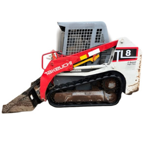 2016 TAKEUCHI TL8 Skid Steer Track Loader Máquina de buen mantenimiento Maquinaria de construcción de alta calidad - Product Image 1