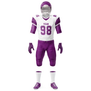 Venta al por mayor de uniformes de fútbol americano personalizados, material transpirable y duradero con logotipos y colores personalizados para equipos deportivos - Product Image 1