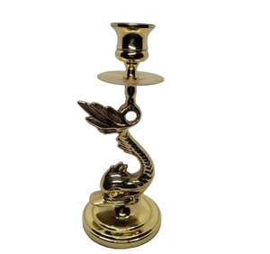 Handmade Antique Brass voi thiết kế người giữ ngọn nến tùy chỉnh in thanh lịch Bạc đám cưới Bảng trang trí nội thất - Product Image 3