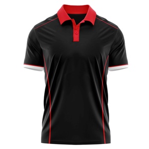 Camisa Casual para Hombre, Manga Corta, Tela de Jersey de Algodón, Secado Rápido, Diseño Sólido, Corte Entallado, Ecológica, Polo para Hombre - Product Image 1