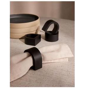Unique DarkBrown <b>Wooden</b> <b>Napkin</b> <b>Ring</b> Holder for Dining Kitchen Party Weddings Bedroom Bathroom Outdoor Table Design Area - Product Image 4