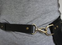 Offre Spéciale Logo personnalisé en cuir véritable cuisine vêtements de travail-multi-usage imperméable taille bavoir noir broderie chef tabliers de travail