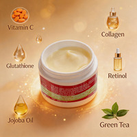 Crème Visage Éclaircissante au Glutathion et Vitamine C, Atténue les Taches Brunes, Collagène, Hydratation Profonde, Hydratants pour Femmes, OEM