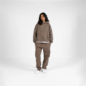 เสื้อมีฮู้ดผ้าฝ้าย100% โอเวอร์ไซส์ของผู้ชายเสื้อสวมหัวพิมพ์ลายแบบกำหนดเองเสื้อฮู้ดสำหรับฤดูหนาว - Product Image 6