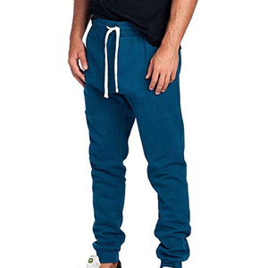 Pantalon de sport et de bureau décontracté à taille haute pour hommes Pantalon de jogging épais et chaud de grande taille avec élastique à coupe droite - Product Image 2