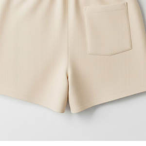 Pantalones Cortos Deportivos Casuales para Hombre con Logotipo Personalizado Bordado - Tela Satinada, Cintura Alta, Cierre con Cordón, Secado Rápido para Deportes y Gimnasio - Product Image 4