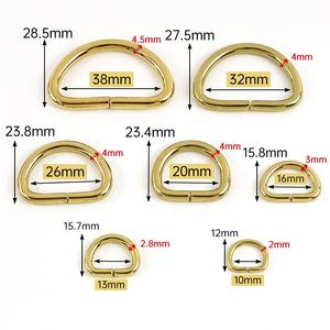 สำหรับ XP166 10-38มม. ห่วงรูปตัว <span class=keywords><strong>D</strong></span> ทองเหลืองทึบที่แขวนกระเป๋าอุปกรณ์เสริมสายคล้องคอที่ทนทานเป็นมิตรกับสิ่งแวดล้อม - Product Image 2