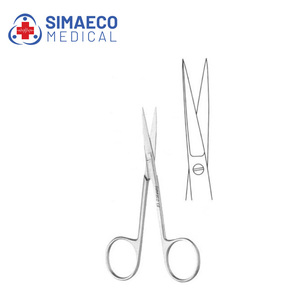 Juego de instrumentos quirúrgicos de acero inoxidable con tijera de iris manual para cirugía general - Product Image 5