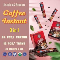 Marque privée OEM-Poudre d'extrait sain Café Arabica biologique 3 en 1-Café lyophilisé-Boisson d'usine du Vietnam