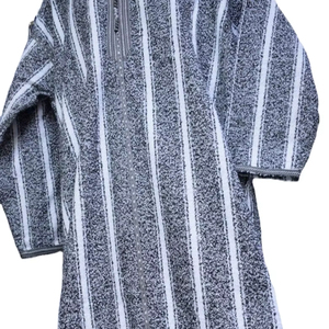 Djellaba marocaine Adultes Robe Hiver Printemps Eté Prêt-à-Porter Lin Soie Polyester Hoodie Respirant Traditionnel Musulman - Product Image 5