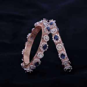 Elegante Brazalete Pacheli de Oro Rosa de 14K con Diamantes, Corte Ovalado de Moda, 10.74 CT, Color IJ Natural, Claridad SI, Chapado en Rodio, para Mujer, IGI - Product Image 3