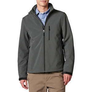 Veste Softshell pour Homme Meilleure Qualité Conception de Logo Personnalisé Coupe-Vent à Capuche Manteau d'Hiver Nouveau Style Fabriqué en Polyester Nylon Tissu à Fermeture Éclair - Product Image 1