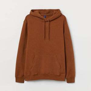 Sweat à capuche unisexe de luxe anti-rides Sweat-shirt en polaire épaisse de haute qualité Doublure d'hiver Motif solide tricoté pour hommes de grande taille - Product Image 3