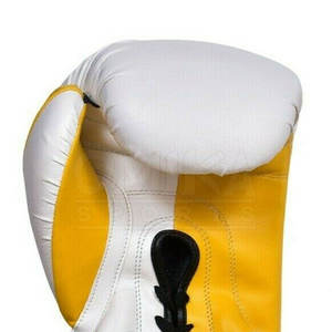 Gants de sport pour adultes en cuir PU de qualité supérieure imprimés avec logo personnalisé Tailles de 8oz et 16oz avec poignées pour la boxe et les arts martiaux - Product Image 6