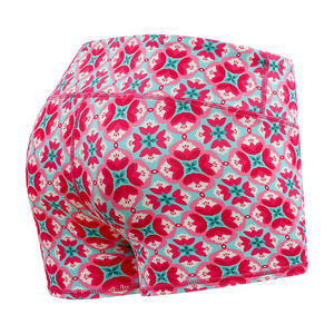 Pantalones cortos deportivos de cintura alta para mujer de primera calidad transpirables y personalizables con patrón de Yoga de último estilo de buena venta - Product Image 2