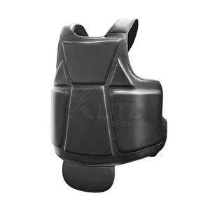 Protector de Pecho Profesional de Cuero y Goma para Entrenamiento de Artes Marciales, Boxeo y Fitness, Cómodo, Transpirable y con Protección Corporal - Product Image 2