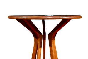 Mobilier de maison moderne couleur noyer table sur pied à 5 pieds avec siège rembourré 30*80 chaise en frêne design décoratif dessus en bois massif - Product Image 5