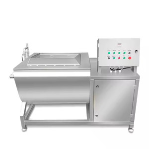 Lavadora de eliminación de barro accionada por motor para raíces de hojas y tallos de verduras para carne, componentes de núcleo de fruta incluidos - Product Image 4