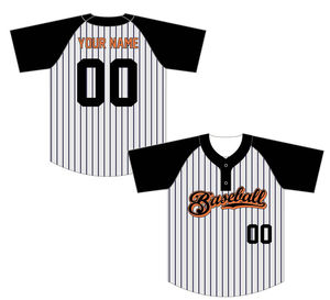 Vente en gros d'usine, uniforme de baseball rétro, imprimé personnalisé, respirant, manches courtes, chemise de baseball unie pour homme, ensembles de maillots rétro - Product Image 3