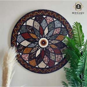 Signature Spectrum Stone Wall Hanging Decor Explosión de colores para la decoración del hogar antiguo - Product Image 3