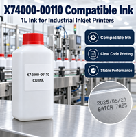 Encre compatible Lei X74000-00110 1L pour imprimante jet d'encre Consommables Lei