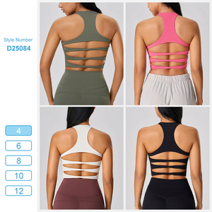 Hot Sexy <b>Women</b> Cotton Sporty Tank Top Custom Design U-Neck Skinny <b>Corset</b> Vest - Product Image 6