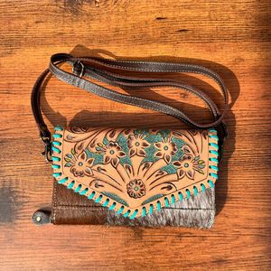 กระเป๋าคลัทช์หนังวัวแท้สำหรับผู้หญิง, กระเป๋าคลัทช์หนังวัวแท้สำหรับใส่มือมีสไตล์ - Product Image 3