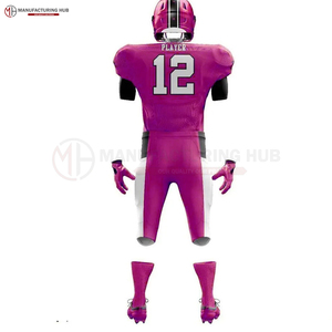 Bajo MOQ personalizado sublimación impresión Logo uniforme de fútbol americano ropa deportiva al por mayor hecho a medida uniformes de fútbol americano - Product Image 2