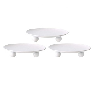 Charmant blanc de haute qualité plaque bougie ou photophore décor de mariage Premium Durable éclairage votive bougeoir tendance - Product Image 1