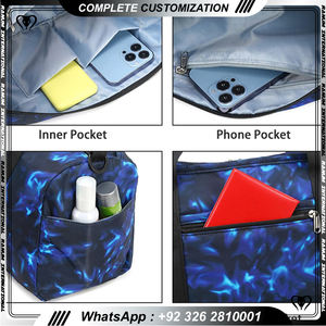 Logo personnalisé de haute qualité Sac de voyage en plein air de grande capacité Gym Sports Football Formation Sac polochon Sac de sport - Product Image 4