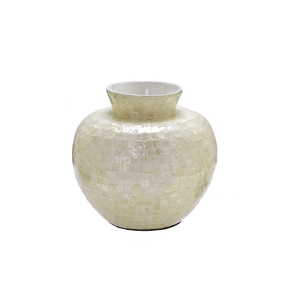 Vases ronds en nacre de qualité supérieure pour la décoration intérieure, grands vases décoratifs en provenance du Vietnam - Product Image 1