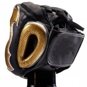 Martial Arts New <b>Head</b> Protection Boxing Muay Thai Kickboxing <b>Head</b> Guards Taekwondo Karate Fight Training Durable Leather PU - Product Image 3