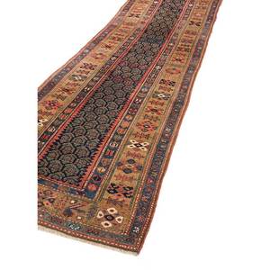 Kiaan Blue Paem-547 Hand Knotted Wool Rug Geometric Large Area Rectangle <b>Carpet</b> for Home Living Room Hallway New Design Jaipur - Product Image 2