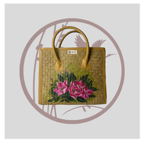 SAC FOURRE-TOUT EN SEAGRASS TISSÉ ÉCOLOGIQUE POUR L'EMBALLAGE DE CADEAUX OU POUR LES ACHATS COULEUR NATURELLE FABRIQUÉ AU VIETNAM - Product Image 5
