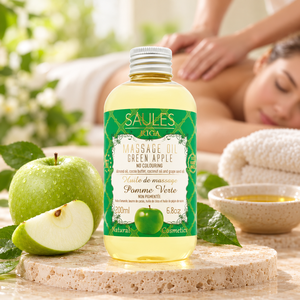 Aceite Corporal de Masaje Herbal 100% Natural de Marca Privada Europea, 200 ml, Vegano, Orgánico, con Aceite de Semilla de Uva, Almendras y Coco, Hidratante para la Piel - Product Image 1