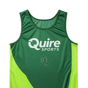 เสื้อซ้อมฟุตบอลตาข่ายสีเขียวทูโทนสีเขียวเสื้อฝึกโพลีเอสเตอร์ระบายอากาศสำหรับทีมเยาวชนผู้ใหญ่แบบกำหนดเอง - Product Image 6