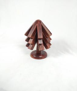 Posavasos Redondos de Madera, Salvamanteles Ecológicos Modernos, Resistentes al Calor, Decorativos, Plegables - Product Image 6