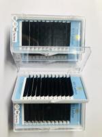 Ekstensi Bulu Mata Classic Lashes 12 Line 16 Line Kualitas Terbaik Mega Volume Perlengkapan Ekstensi Bulu Mata Kotak Kustom Sutra Korea