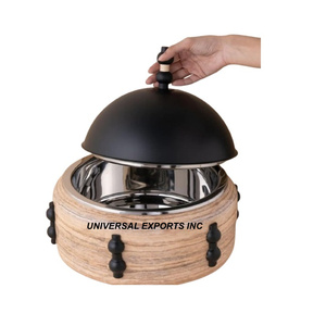 Juego de Recipientes para Calentar Comida de Acero Inoxidable, Acabado Blanco, Vajilla de Diseño, Cazuela de Alta Calidad, Ecológica, Apta para Lavavajillas - Product Image 4
