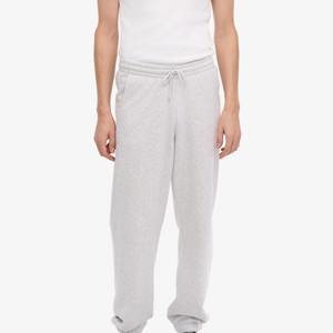 กางเกงวอร์มหลายชั้นผ้าเทอร์รี่สำหรับผู้ชายกางเกงขาบานผ้าฝ้ายทรงหลวมขากว้างสไตล์สตรีท - Product Image 1