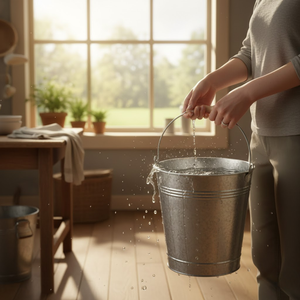 Seau en métal galvanisé au prix d'usine |   Finition de haute qualité et durable |   Poignée robuste |   Seau à glace pour pique-nique - Product Image 1