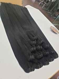 Extensiones de cabello liso alineado con cutícula vietnamita SDD negro azabache de alta calidad, sin enredos ni desprendimientos, precio al por mayor - Product Image 6