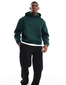 Nouveauté 2025 – Vente en gros : Sweats à capuche et pantalons de survêtement pour hommes, en molleton 220g polyester/coton, avec poches et impression de logo personnalisée - Product Image 4
