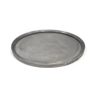 Plat de service rond en or de qualité supérieure pour le dîner d'occasion de mariage plateau et assiette décoratifs personnalisés fabriqués en Inde - Product Image 2