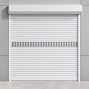 Puerta Enrollable Exterior Moderna de Aluminio, Puerta Metálica Enrollable para Garaje Resistente al Viento - Product Image 5