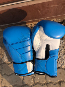 Gants de boxe de sac de sable professionnels pour hommes et femmes pour les arts martiaux Muay Thai Fighting pour Velcro Support de poignet Crochet et boucle - Product Image 6