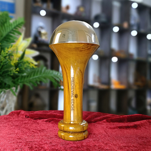 Masseur manuel ayurvédique en bronze Kansa de qualité supérieure pour le visage et le corps, drainage lymphatique, équilibre énergétique, style médiéval - Product Image 3