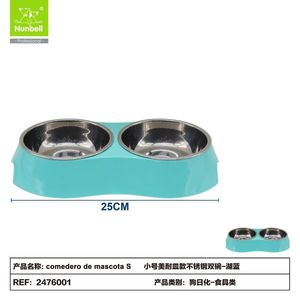 Ciotola per Animali Domestici in Acciaio Inox e Plastica, Prodotta da Azienda Professionale di Ciotole e Mangiatoie per Cani e Gatti - Product Image 3